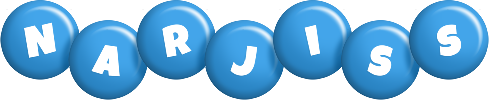 Narjiss candy-blue logo