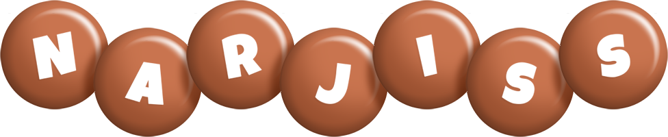 Narjiss candy-brown logo