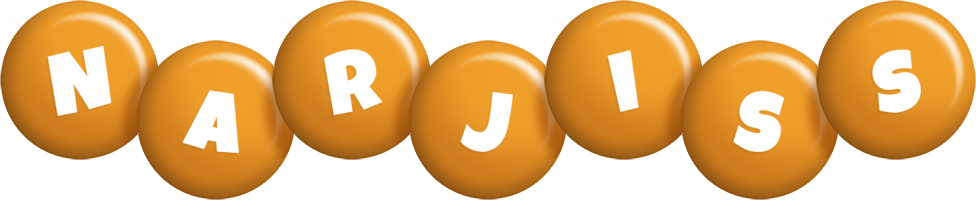 Narjiss candy-orange logo