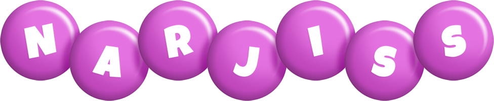 Narjiss candy-purple logo