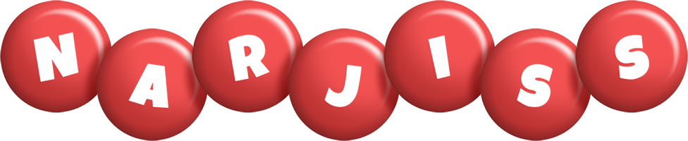 Narjiss candy-red logo