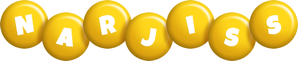 Narjiss candy-yellow logo
