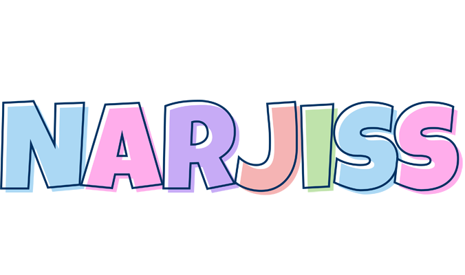 Narjiss pastel logo