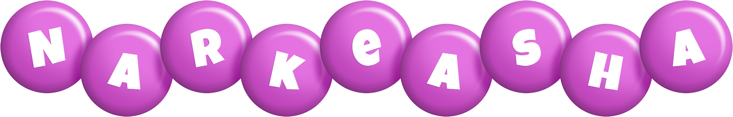 Narkeasha candy-purple logo