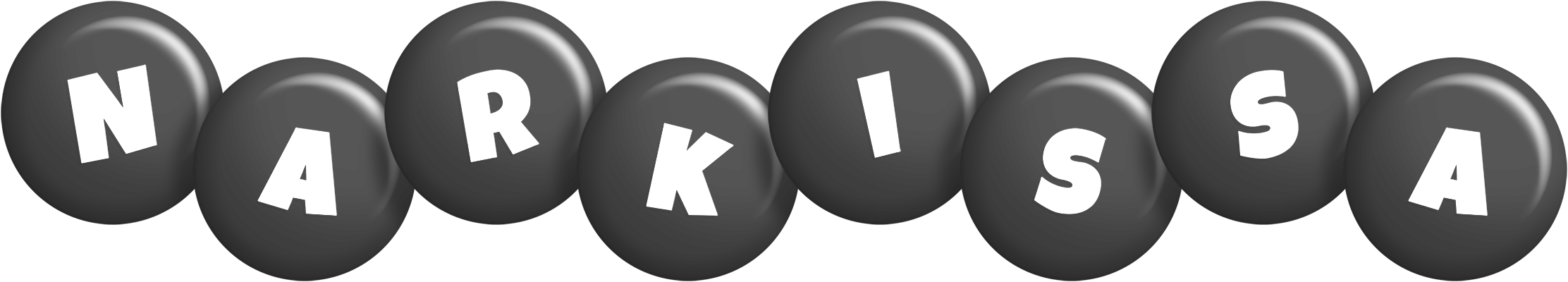 Narkissa candy-black logo