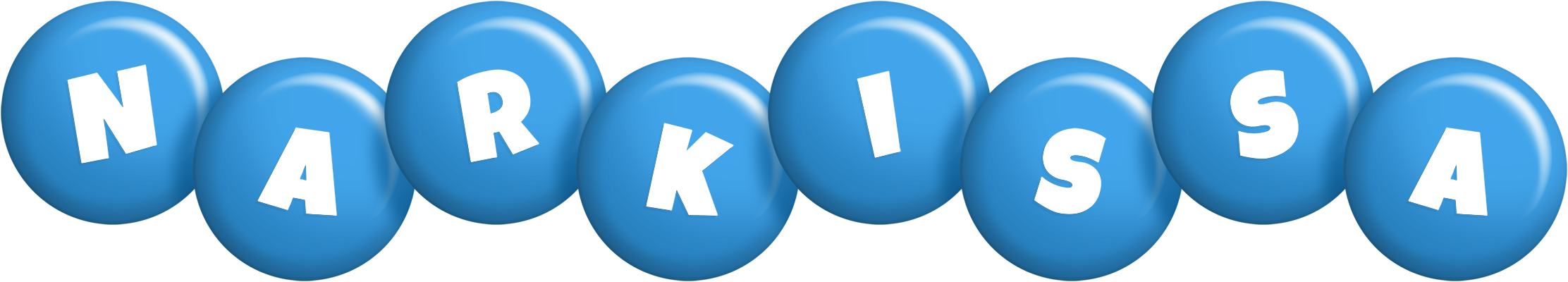 Narkissa candy-blue logo