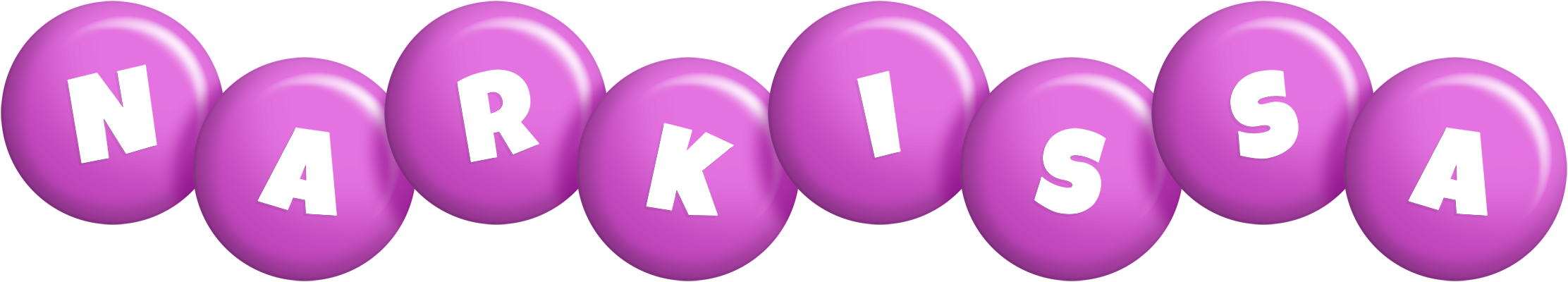 Narkissa candy-purple logo