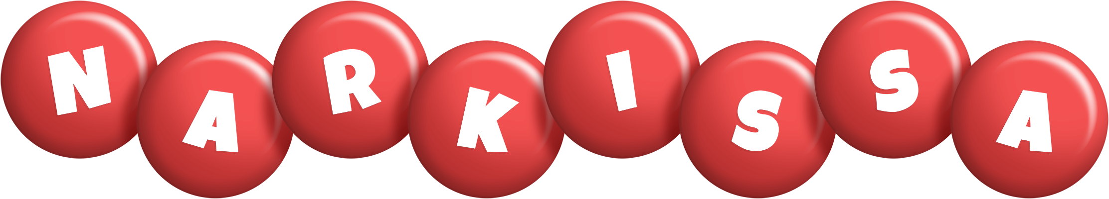 Narkissa candy-red logo