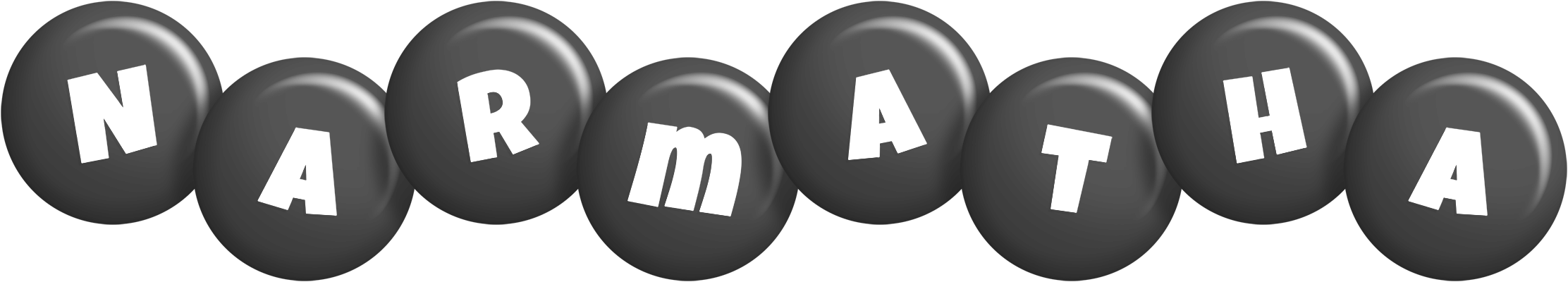 Narmatha candy-black logo