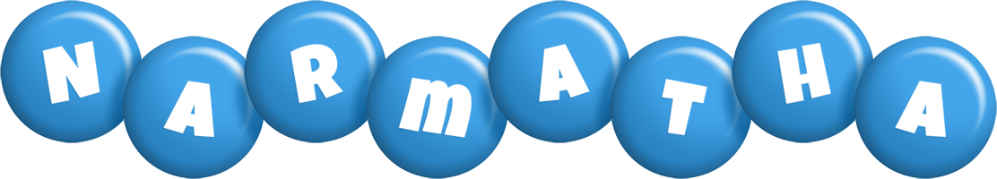 Narmatha candy-blue logo