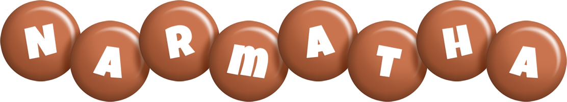 Narmatha candy-brown logo
