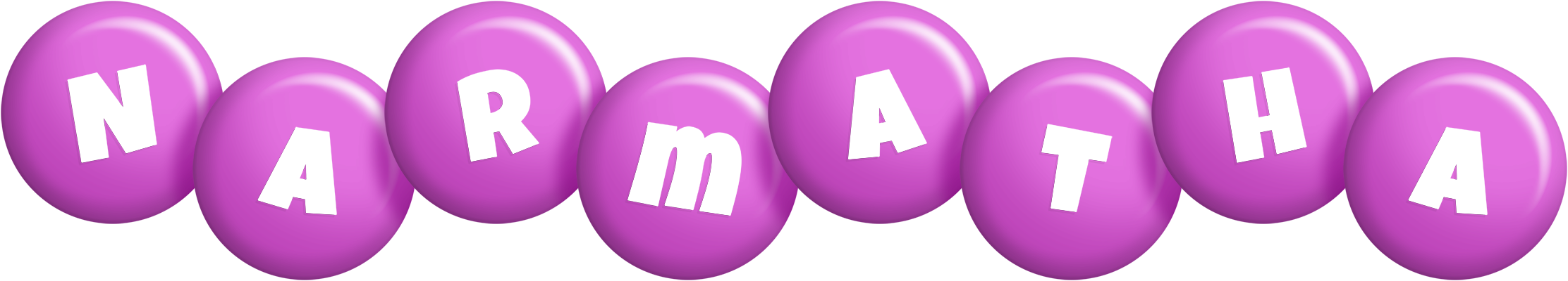 Narmatha candy-purple logo
