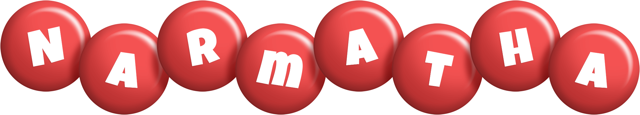 Narmatha candy-red logo