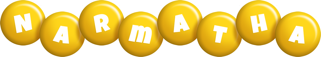 Narmatha candy-yellow logo