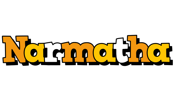 Narmatha cartoon logo