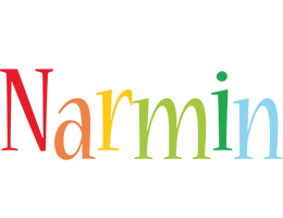 Narmin birthday logo