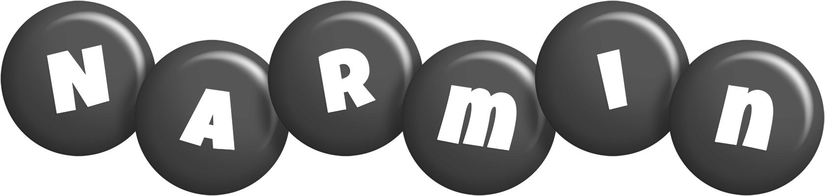 Narmin candy-black logo