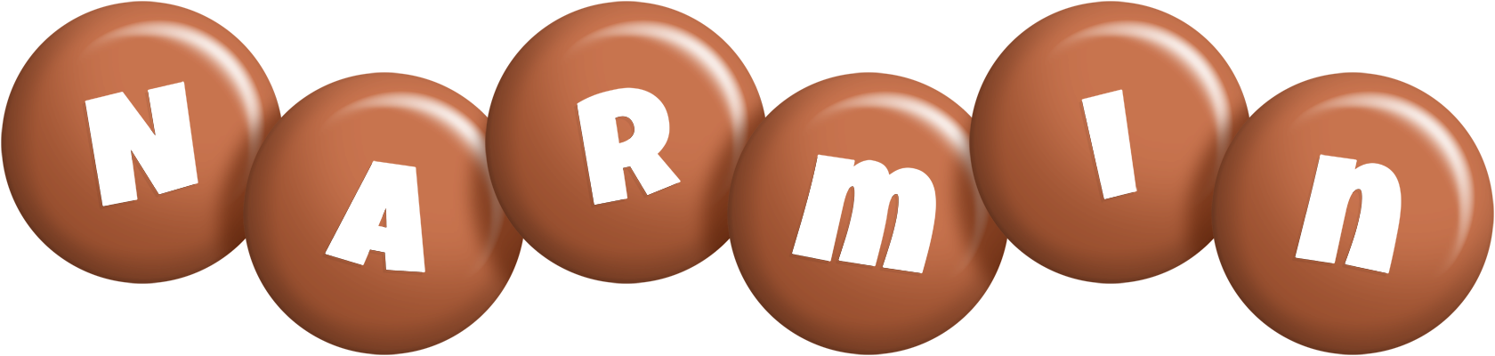 Narmin candy-brown logo