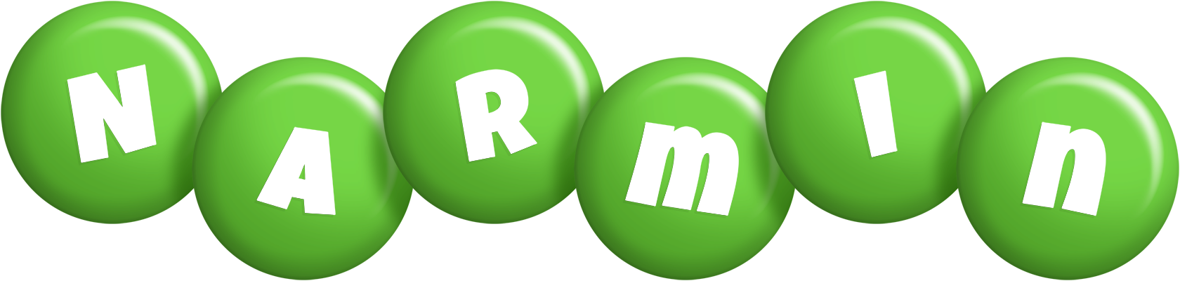 Narmin candy-green logo