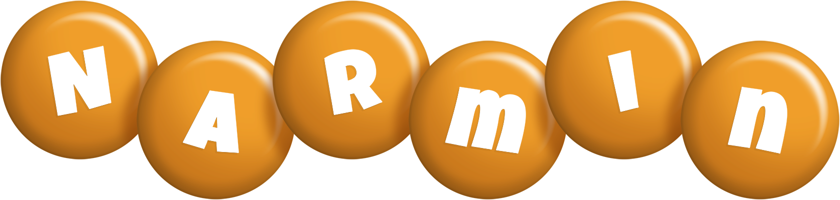 Narmin candy-orange logo