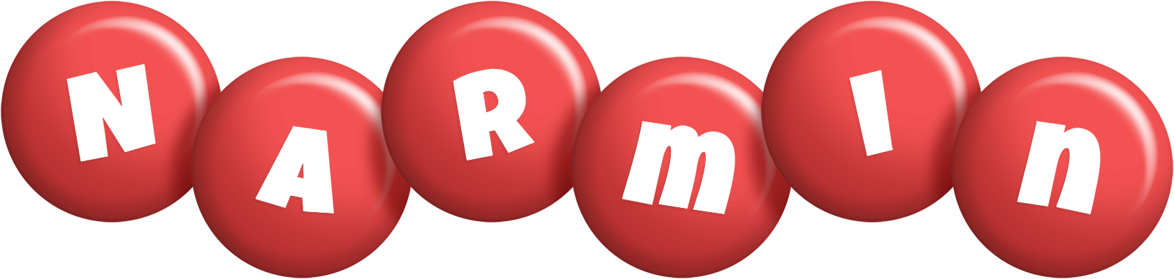 Narmin candy-red logo