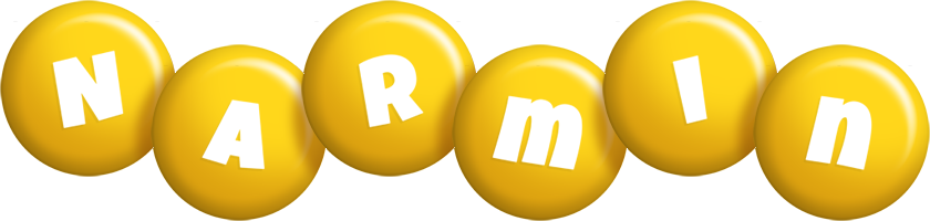 Narmin candy-yellow logo