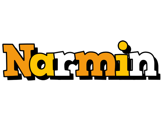 Narmin cartoon logo