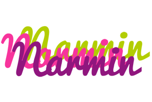 Narmin flowers logo