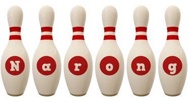 Narong bowling-pin logo