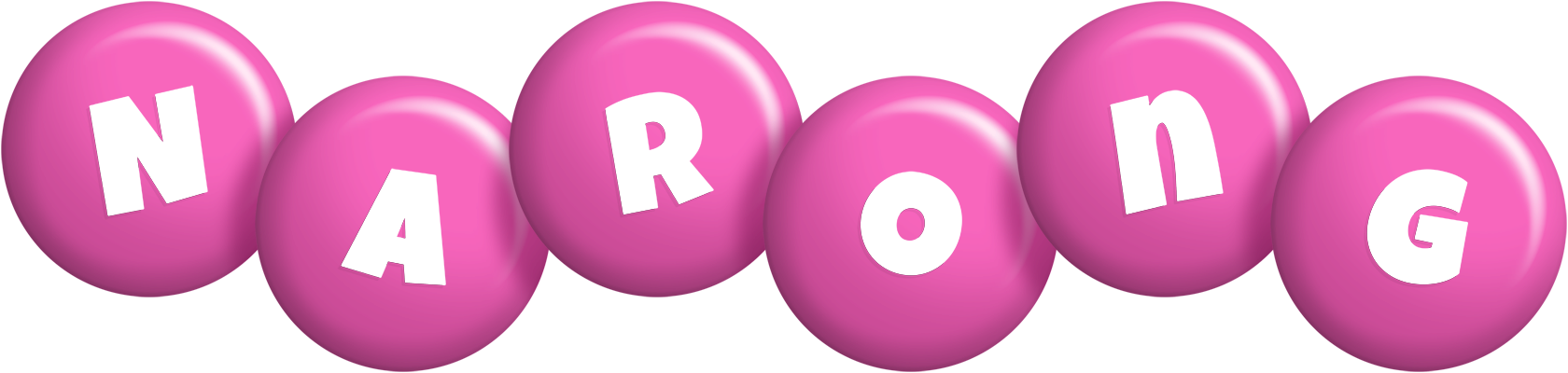 Narong candy-pink logo