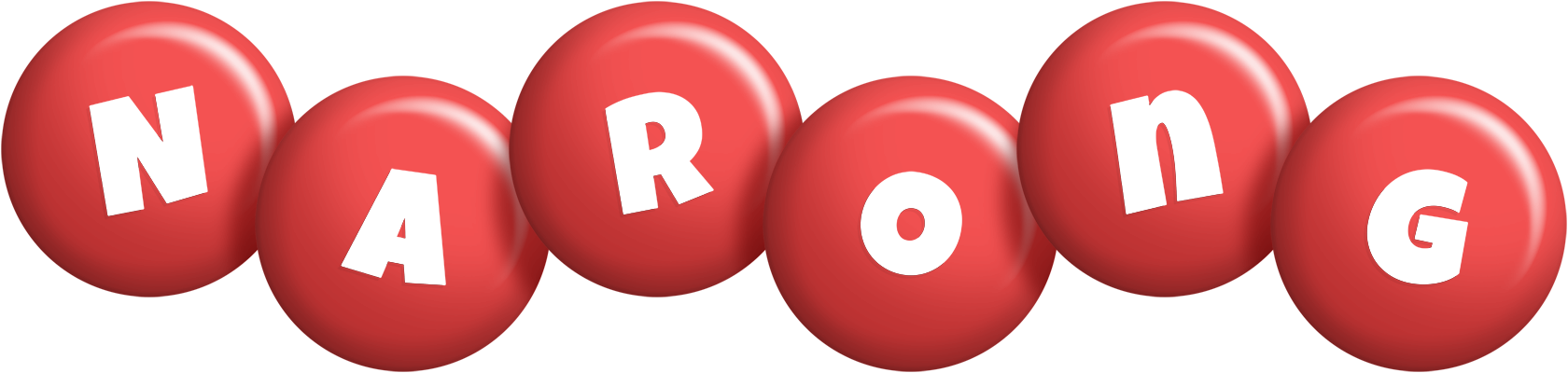 Narong candy-red logo