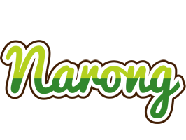 Narong golfing logo