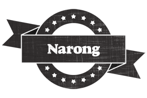 Narong grunge logo