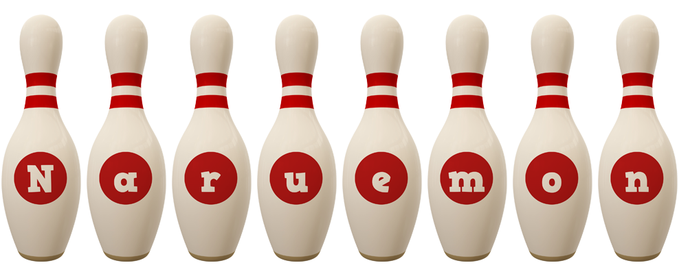 Naruemon bowling-pin logo