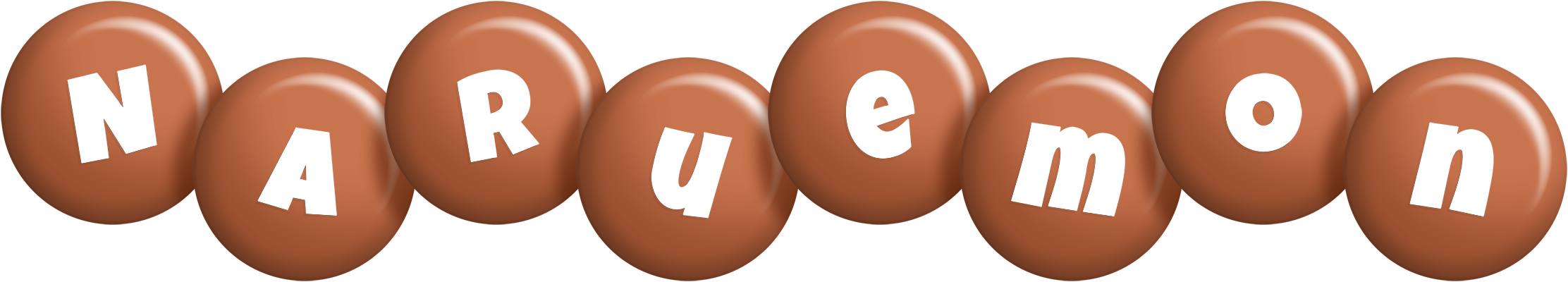 Naruemon candy-brown logo