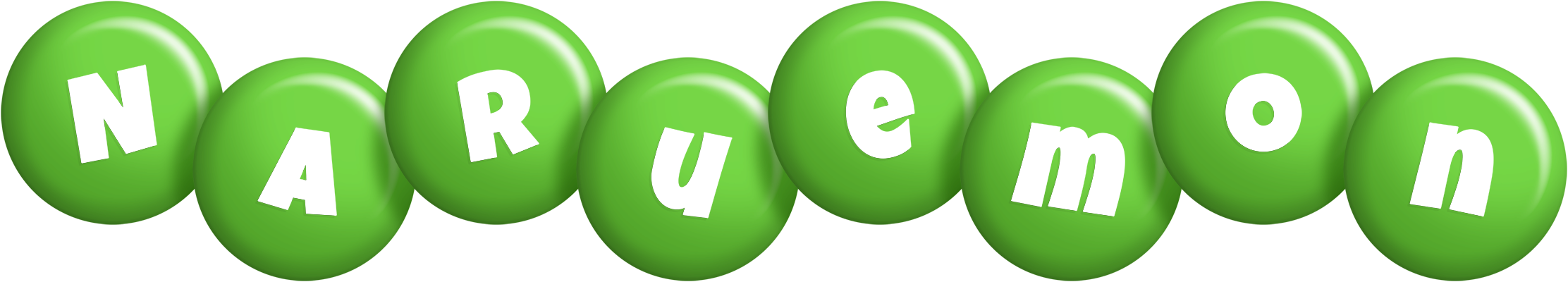 Naruemon candy-green logo