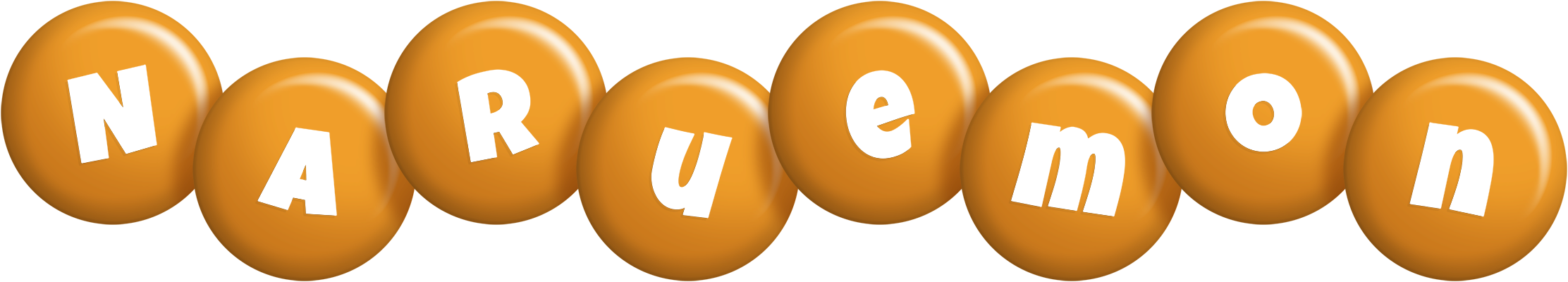 Naruemon candy-orange logo