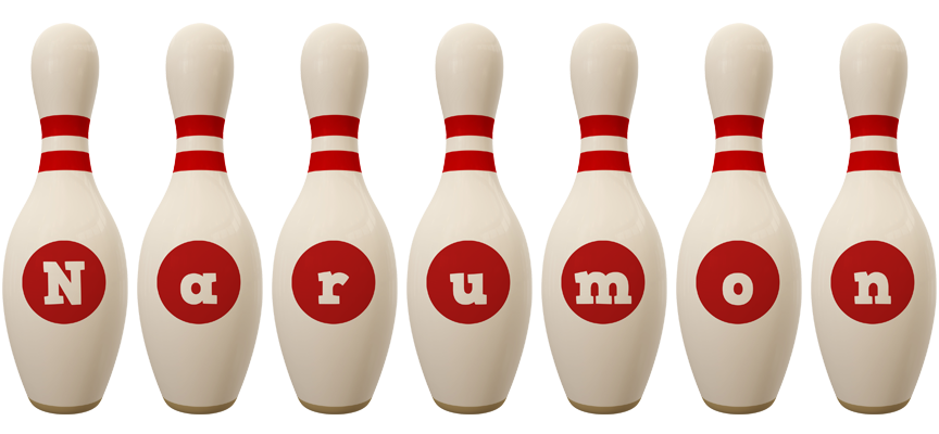 Narumon bowling-pin logo