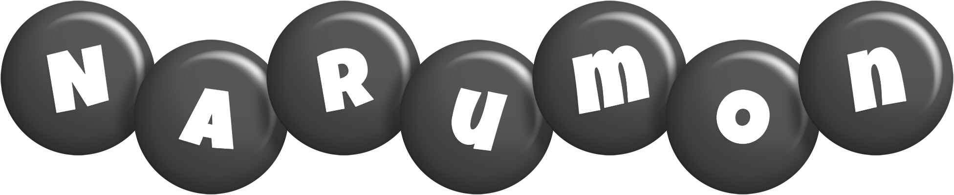 Narumon candy-black logo