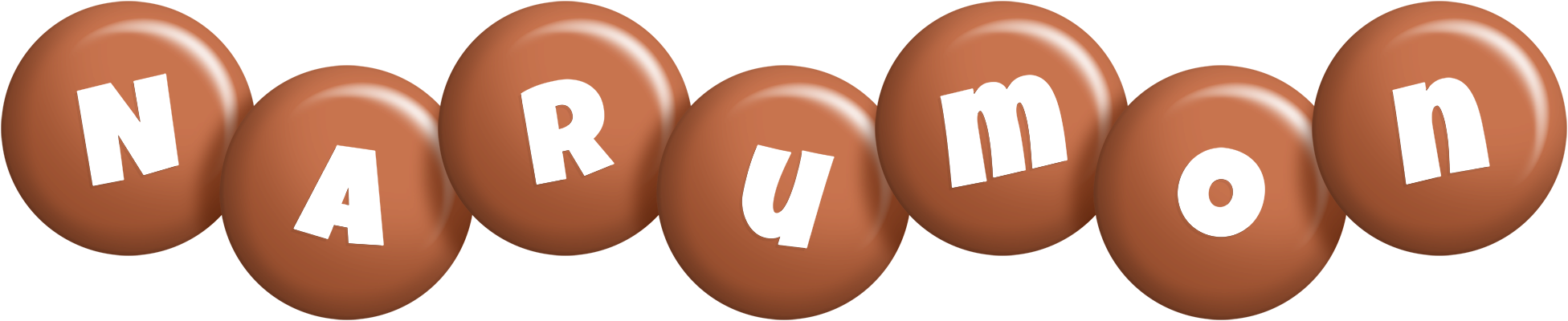 Narumon candy-brown logo