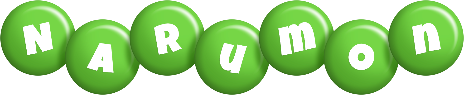 Narumon candy-green logo