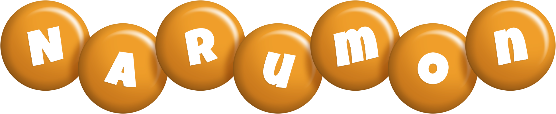 Narumon candy-orange logo