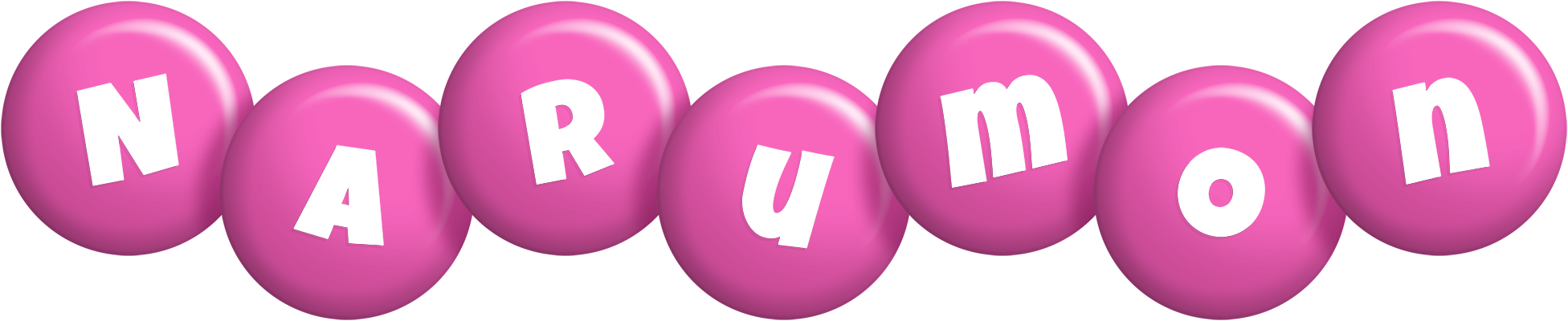 Narumon candy-pink logo