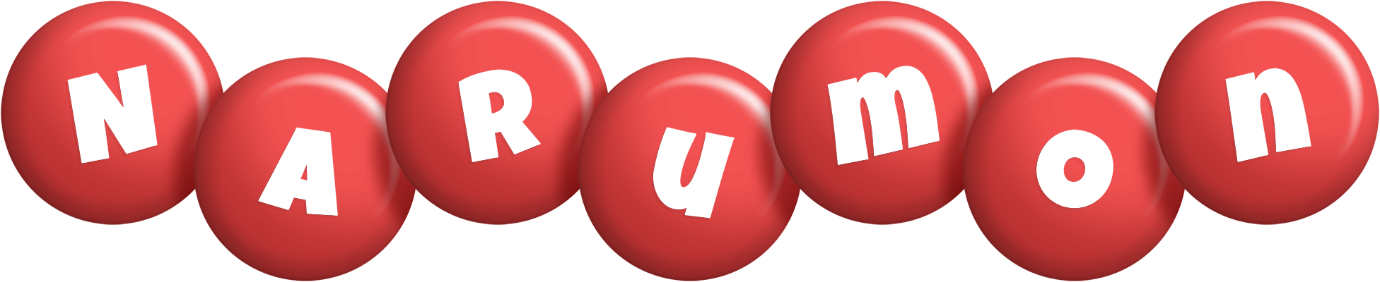 Narumon candy-red logo