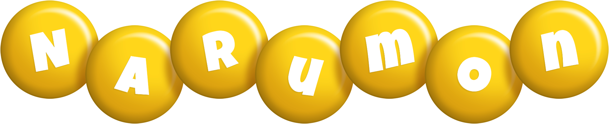 Narumon candy-yellow logo