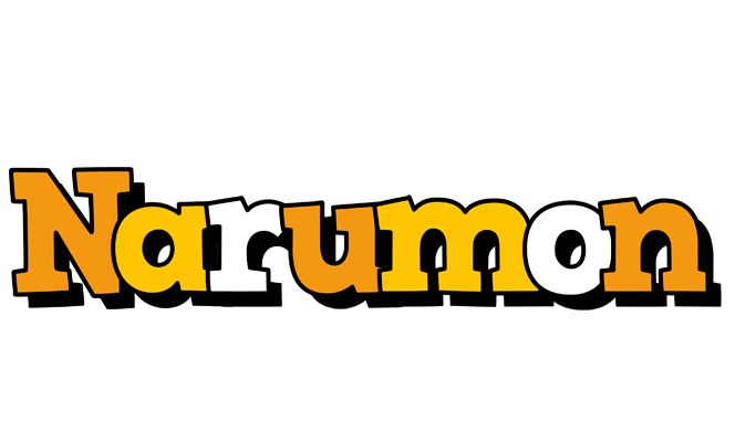 Narumon cartoon logo
