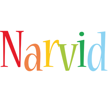 Narvid birthday logo