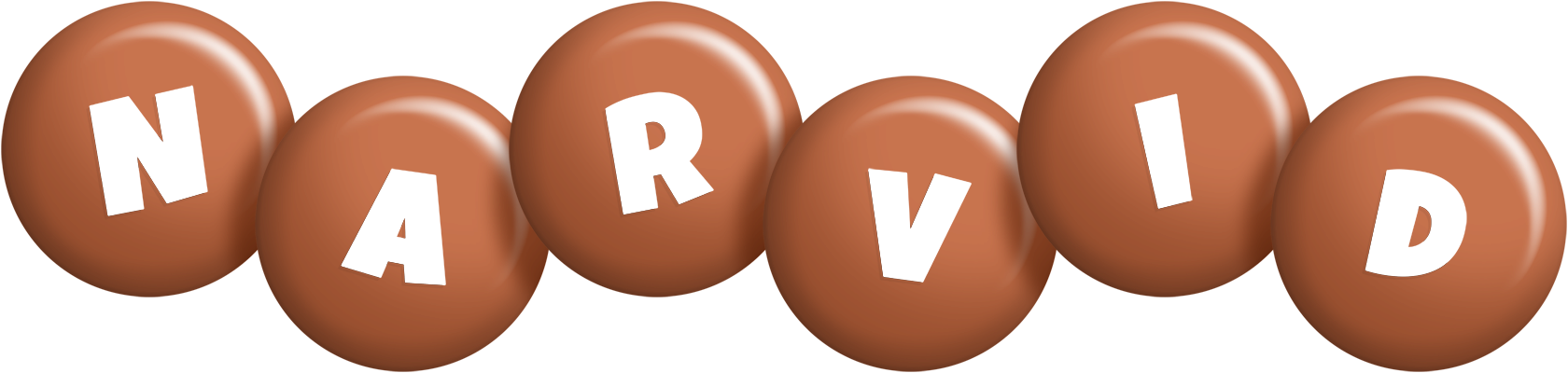 Narvid candy-brown logo