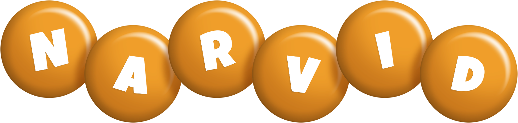 Narvid candy-orange logo