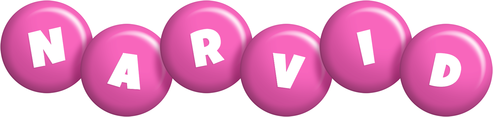 Narvid candy-pink logo